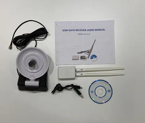 GSM DATA RECEIVER + LARGE DISTANCE ANTENNA + EMV READER SOFTWARE